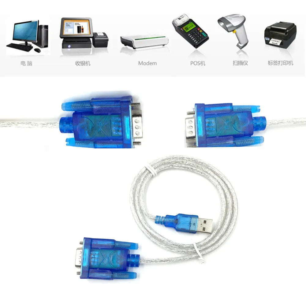 Cable Adaptador Usb-a A Serial Rs-232