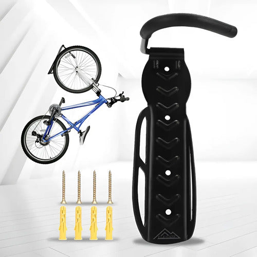 Soporte Metálico De Pared Para Bicicleta Con Acero Reforzado