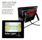 Reflector Led 10w C Panel Solar-control Luz Blanca Exterior