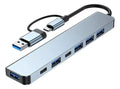 Estación Con 7 Puertos 2usb C Hub 1 Usb 3.0 3 Usb 2 Y 1 Usb