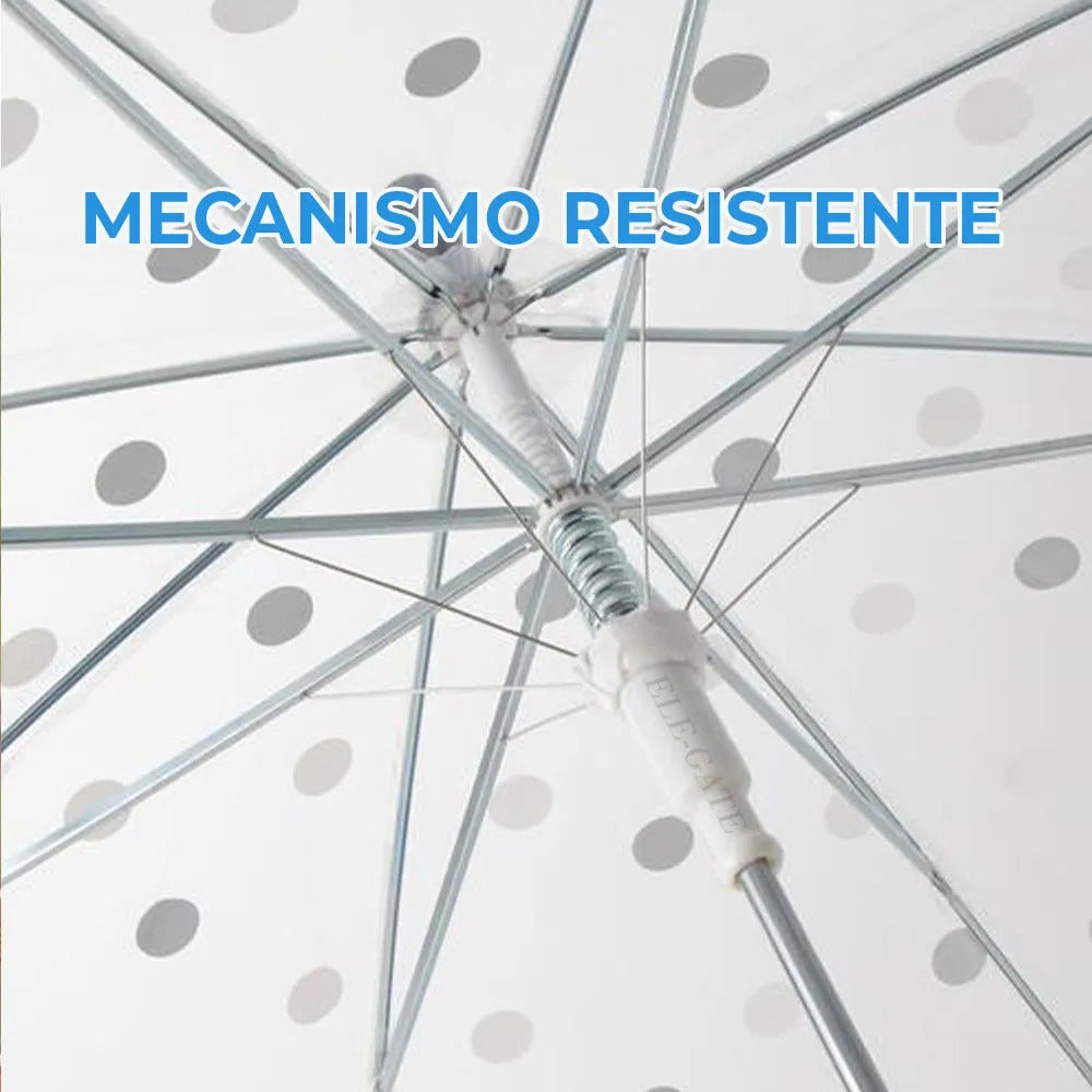 Paraguas Transparentes Para Niños Colores Resistente Bonito