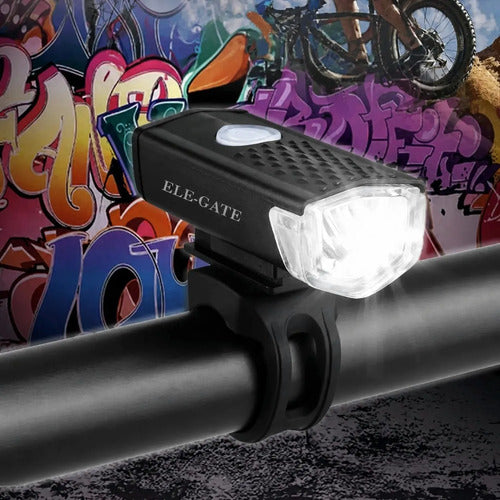 Luz Led Recargable Para Bicicleta Impermeable