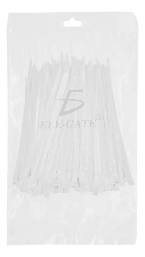 Bolsa Cinchos Plásticos 16 Lb 2.5 100mm Paquete 100 Pzas