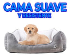 Cama Rectangular Lavable Para Perros Cálida Y Cómoda -para