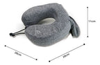 Almohada De Viaje Ergonómica Para Cuello Espuma De Memoria