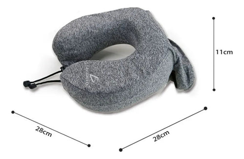Almohada De Viaje Ergonómica Para Cuello Espuma De Memoria