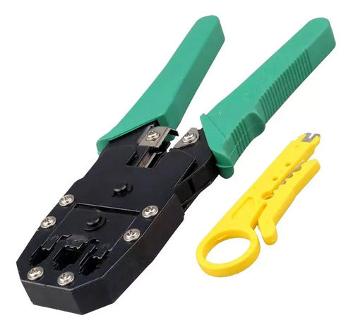 Pinzas Ponchadoras Rj45 Rj11 Rj12 Pelador Rematador