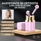 Audífonos Inalámbricos X99 Bluetooth 5.2 Tipo Lápiz Labial Rosa