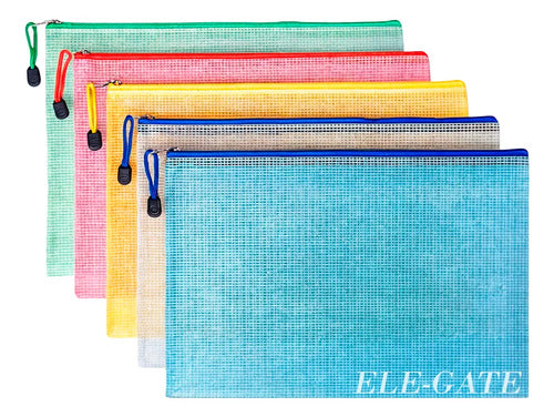 Carpeta Organizadora Trasparente Tamaño A4 Impermeable Y