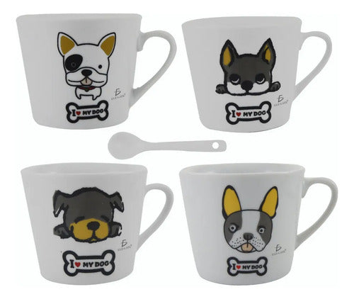 Taza De Cerámica Con Dibujos De Perro Diseños De Moda