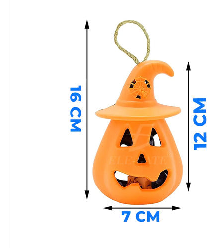 Decoraciones De Halloween Calabacitas Con Sombrero De Bruja