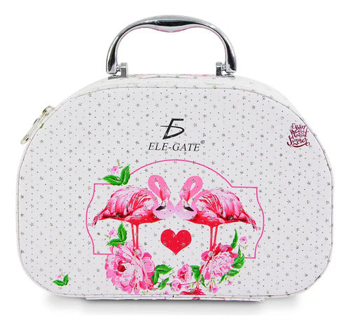 Cosmetiquera Neceser Estampado Kit De 3 Pzas