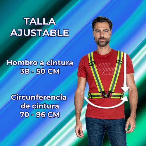 Chaleco Reflectante De Seguridad Con Tirantes Ajustables