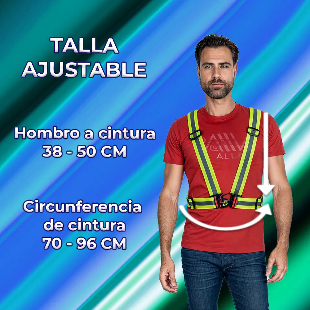 Chaleco Reflectante De Seguridad Con Tirantes Ajustables