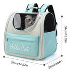 Mochila Para Mascotas Diseño Ventilado Transpirable Rosa