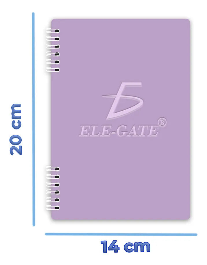 Cuaderno De 80 Hojas Rayadas Con Portada Plastificada Y