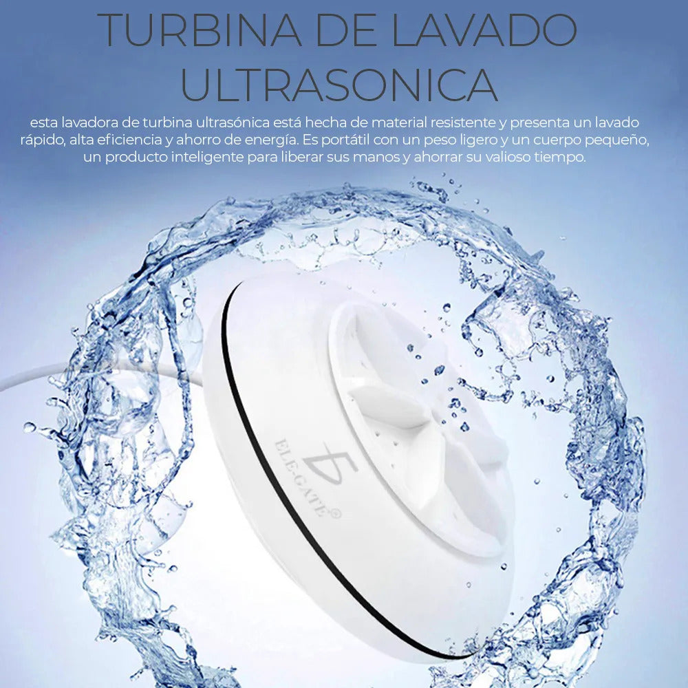 Mini lavadora ultrasónica portátil USB agua
