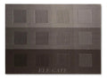 Paquete 10 Manteles Coloridos Individuales Para Mesa Gris