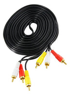 Cable RCA macho a macho 1.5 metros audio y video