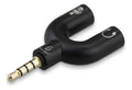 Divisor audio estéreo 3.5mm celular para Xbox micrófono