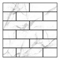 Azulejos adhesivos efecto mármol de PVC 30 × 30 cm paquete blanco