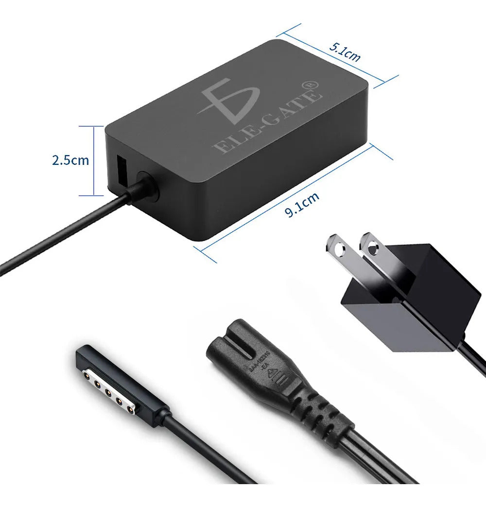 Cargador Laptop Compatible Con Microsoft Surface 48w 12v