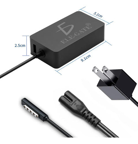 Cargador Laptop Compatible Con Microsoft Surface 48w 12v