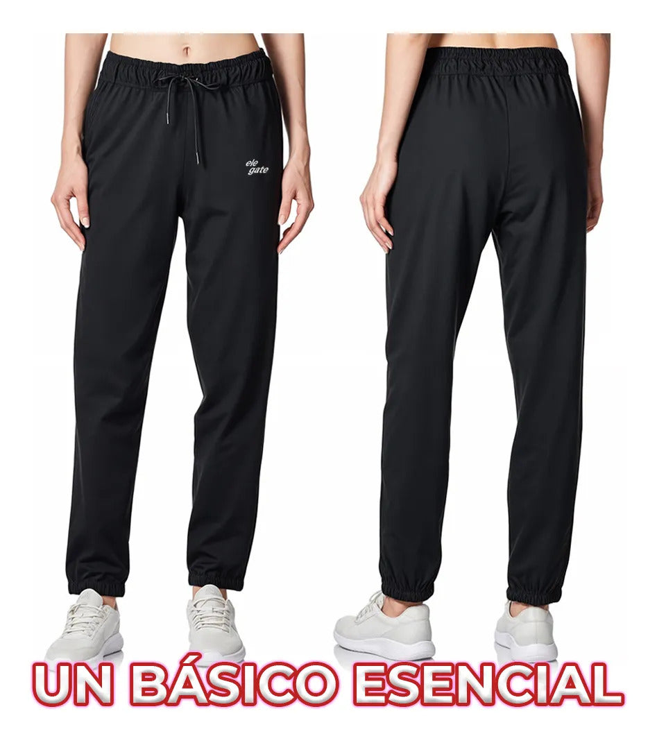 Pantalones Deportivos De Algodón Para Mujer Estilo Y Negro Xxl