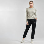 Pantalones Deportivos De Algodón Para Mujer Estilo Y Negro Xxl