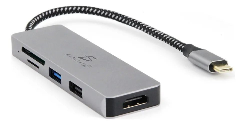 Hub Usb-c Con Hdmi 2 Usb Sd Y Microsd