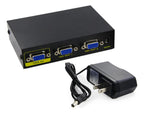 Divisor Splitter Vga Repite A 2 Salidas Activo