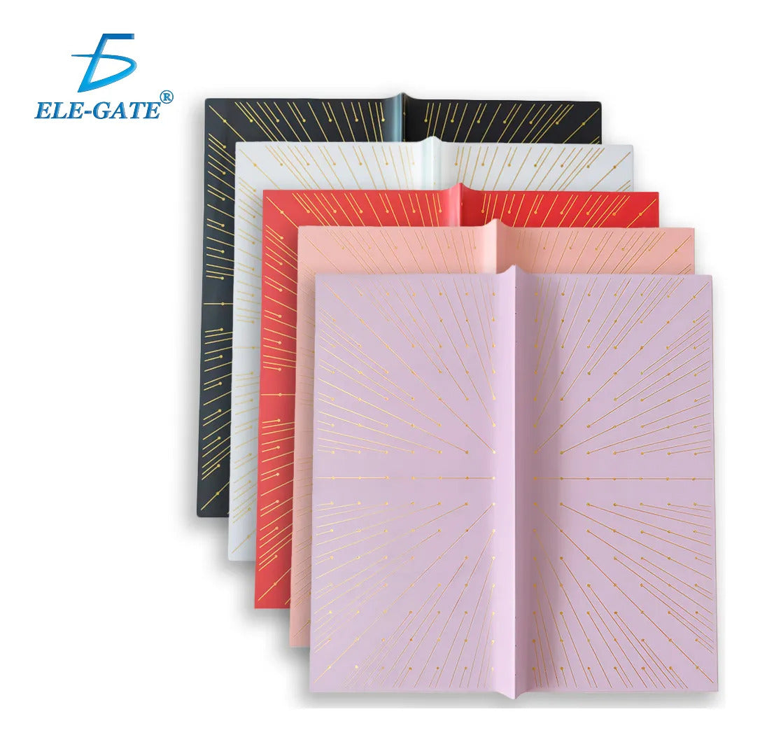 Paquete de 20 pliegos de papel plastificado transparente transparente