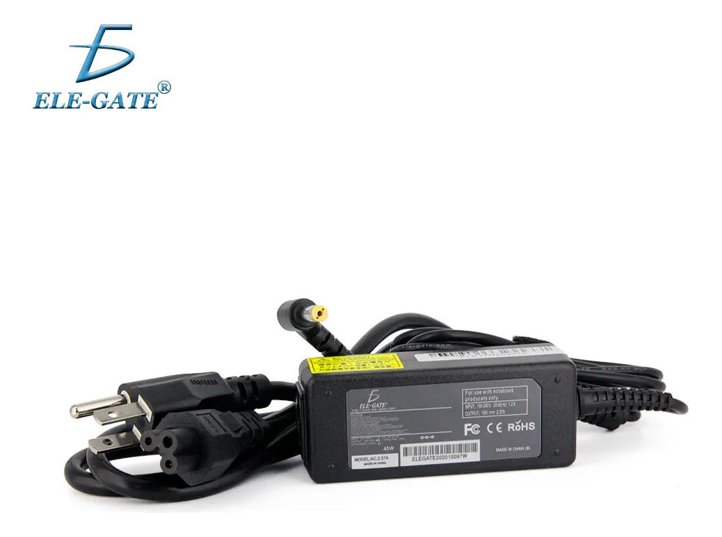 Cargador laptop compatible con Acer 19V 2.37A 45W 5.5X1.7MM