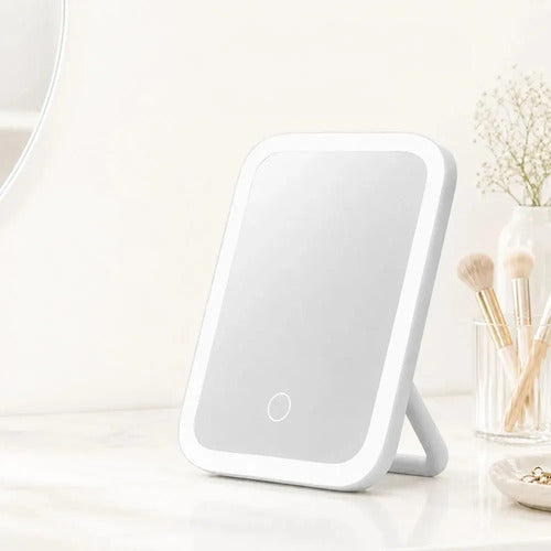 Espejo Led Plegable Para Maquillaje Con Control Táctil