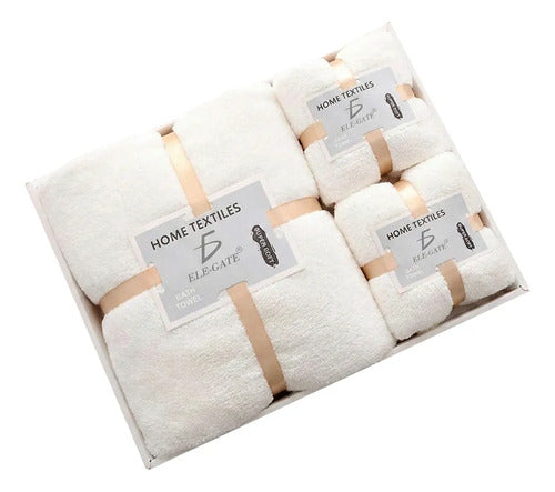 Juego De 3 Toallas Para Baño Y Manos Suavidad Y Absorción