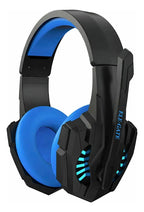 Audifonos diadema gamer con micrófono LED videojuegos
