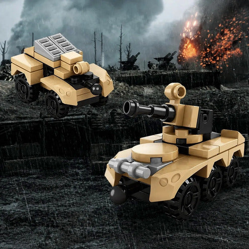 Juguete De Bloques Tanque De Guerra 2 En 1 36 Pzs