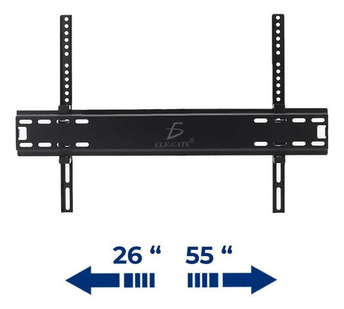 Soporte De Tv Fijo Delgado Para Pantallas De 26 A 55 Acero