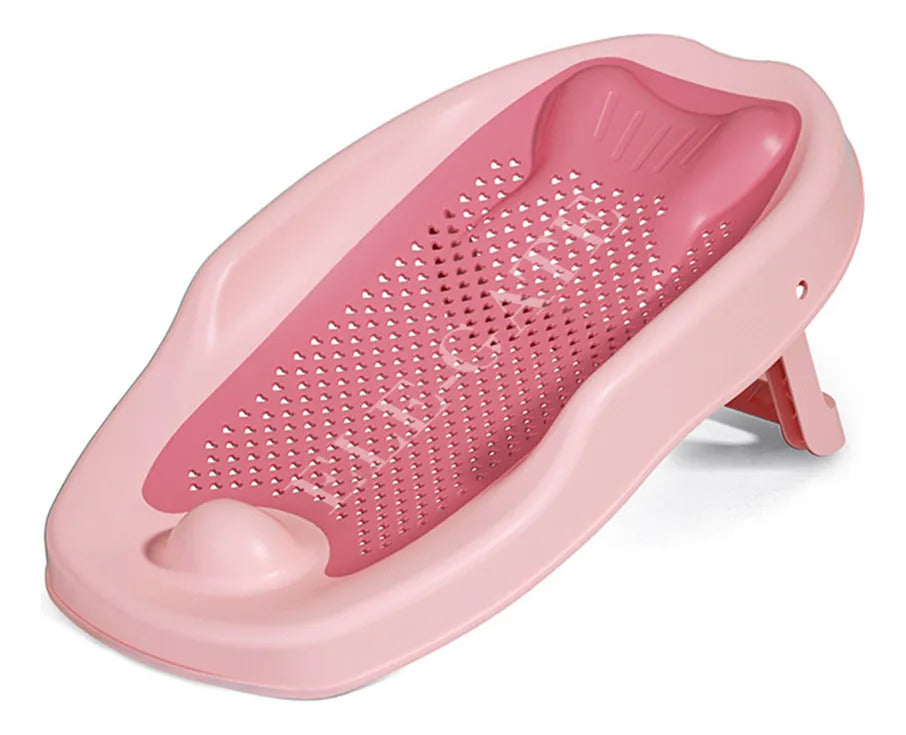 Estante De Apoyo Antideslizante Para El Baño Del Bebé Rosa