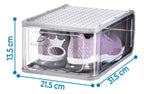 4 Pzs Organizador De Zapatillas Transparente Muestra Tus