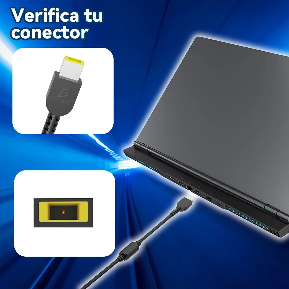 Cargador Compatible Laptop Para Lenovo 135w Punta Usb