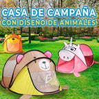 Casa de juego plegable de animales para niños - diversión