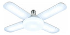 Lámpara Led 50w Tipo Flor Con 4 Pétalos Luminosos  Luz