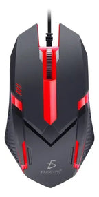 Mouse gaming LED alámbrico USB respiración luz ratón