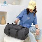 Mochila Con Compartimento Para Zapatos Para Nadar Yoga Y Verde