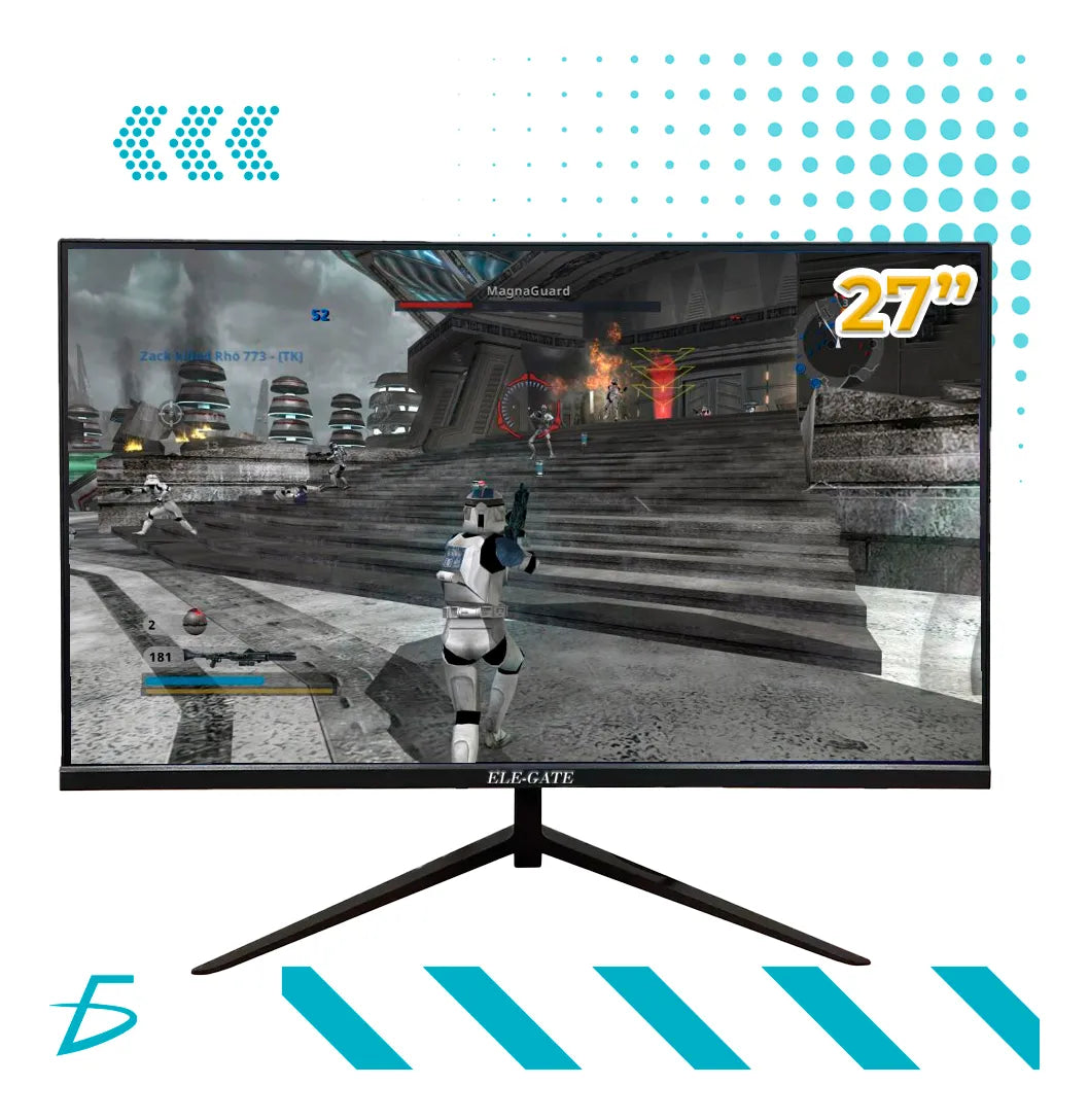 Monitor 27 75hz Full Hd 1k Ultra-delgado Con Cero Marcos