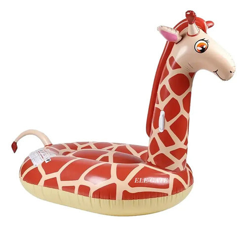 Inflable Acuático Gigante De Jirafa