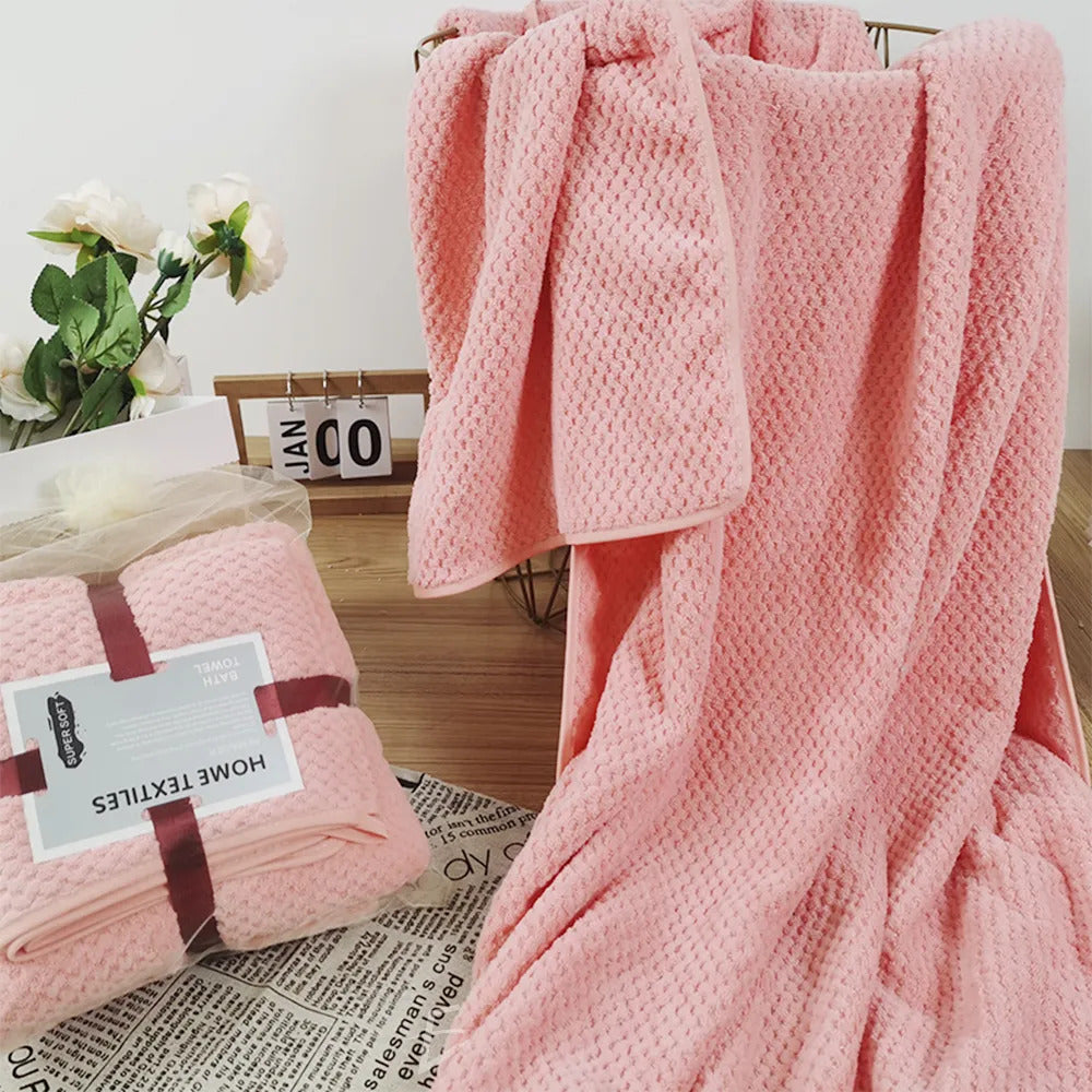 Toalla de baño de algodón suave y absorbente