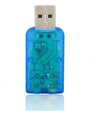 Tarjeta De Sonido Usb Con Conexiones De 3.5 Mm