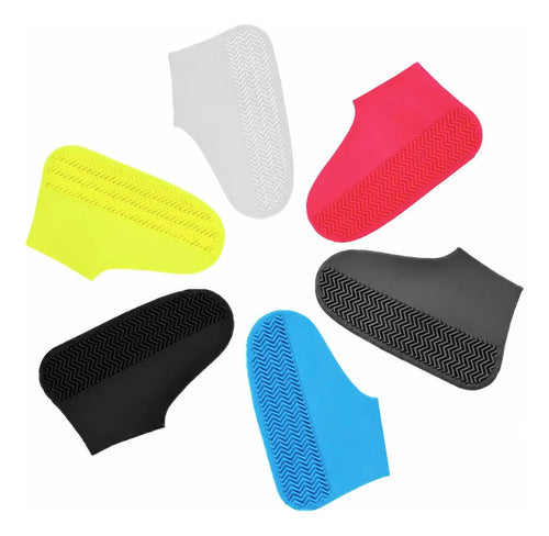 Cubrezapatos De Silicona Talla M Impermeables Y Amarillo 26